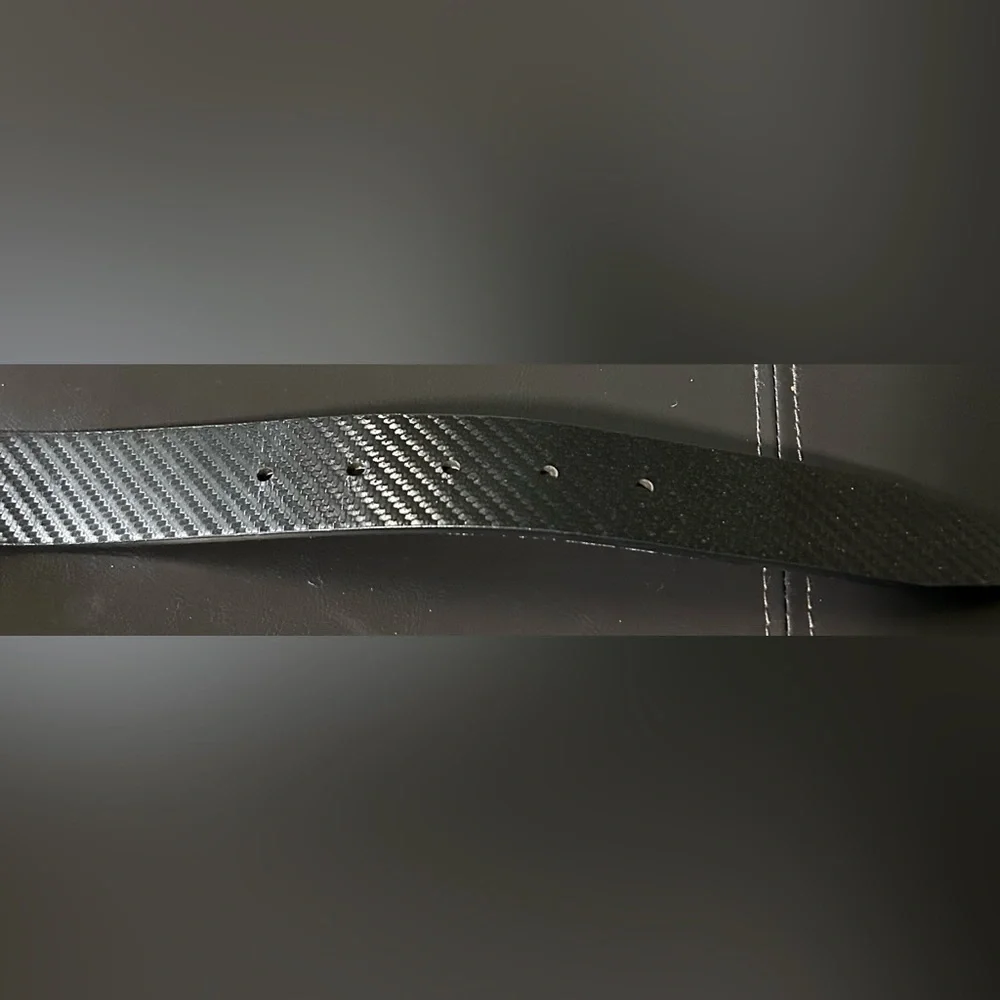 Nike Black synthetic leather belt size 38